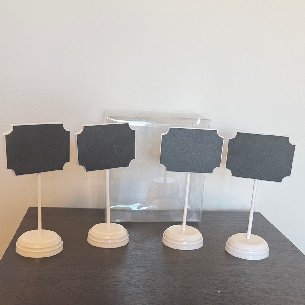 Chalkboard Table Signs with Stands - Picture 2 of 2